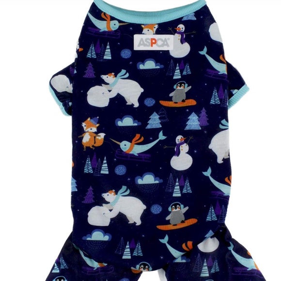 Brand New ASPCA Winter Print Dog Pyjamas - Picture 2 of 13